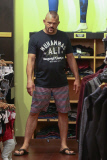 *EXCLUSIVE* Chuck Liddell shows off his feminine side with painted toe nails