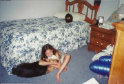 Maria Sharp says goodbye to dog Chubby in touching photos, America, Oct 2014