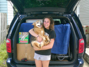 Maria Sharp says goodbye to dog Chubby in touching photos, America, Oct 2014