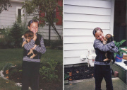 Maria Sharp says goodbye to dog Chubby in touching photos, America, Oct 2014