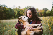 Maria Sharp says goodbye to dog Chubby in touching photos, America, Oct 2014