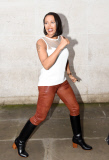 MEL B AND XFACTOR CONESTANTS AT RADIO 1