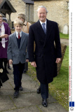 WINSTON CHURCHILL ANNIVERSARY SERVICE AT BLADON CHURCH, OXFORDSHIRE, BRITAIN - 31 JAN 2005