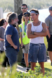 The Men of "Magic Mike XXL" show off their guns in Georgia