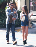 Exclusive... Jesse Metcalfe & Cara Santana Stop By Coffee Bean 