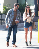 Exclusive... Jesse Metcalfe & Cara Santana Stop By Coffee Bean 
