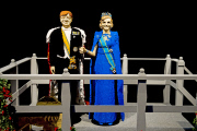 Die niederländischen Royals als lebensgroße Legofiguren