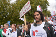 TUC march in London.