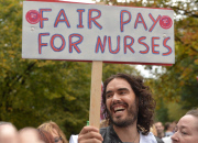 TUC march in London.