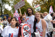 TUC march in London.