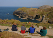 Tintagel, Cornwall, Britain - Sep 2014