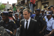 Oscar Pistorius murder trial at Pretoria High Court, Pretoria, South Africa - 13 Oct 2014