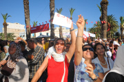 Tunisia opposition campaign rally