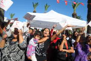 Tunisia opposition campaign rally