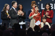 Malala Yousafzai receives the National Constitution Center's 2014 Liberty Medal, Philadelphia, America - 21 Oct 2014