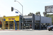 Kat Von D's tattoo parlor High Voltage nearly burns down in a fire