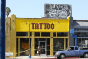 Kat Von D's tattoo parlor High Voltage nearly burns down in a fire