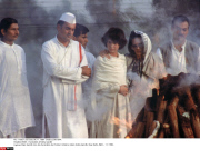 INDE : Funerailles d'Indira Gandhi
