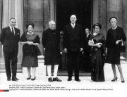FRA: French president Charles de Gaulle and Indian leader Nehru