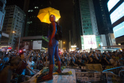 Pro-democracy protests continue in Hong Kong, China - 24 Oct 2014