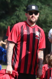 PREMIUM EXCLUSIVE Joel Madden helps coach Sparrow's soccer game