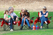 Heidi Klum makes it to another one of her kids' soccer games