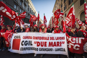 Italy: CGIL, Italian trade union organized anti-government rally