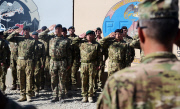 Ceremony to Mark End of UK Combat Operations in Helmand Province, Afghanistan - 26 Oct 2014