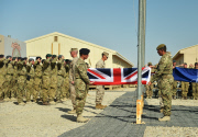 Ceremony to Mark End of UK Combat Operations in Helmand Province, Afghanistan - 26 Oct 2014