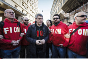 Rome CGIL Italian trade union organized anti-government rally