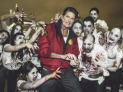 David Hasselhoff launches his app Hoff Zombie Beach, London, Britain - 23 Oct 2014