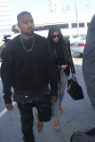 Jet Setting couple Kim Kardashian and Kanye West fly off to the next city - Part 2