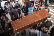 Burial of YPG Fighters from Kobani, Suruc, Turkey - 24 Oct 2014
