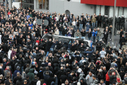 Hooligandemo eskaliert in Köln 