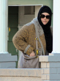 Exclusive... Boston Marathon Bombing Suspect's Widow Katherine Russell Steps Out With Her Daughter 