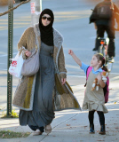 Exclusive... Boston Marathon Bombing Suspect's Widow Katherine Russell Steps Out With Her Daughter 