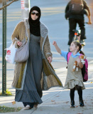 Exclusive... Boston Marathon Bombing Suspect's Widow Katherine Russell Steps Out With Her Daughter 