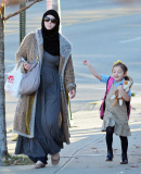 Exclusive... Boston Marathon Bombing Suspect's Widow Katherine Russell Steps Out With Her Daughter 