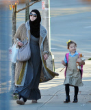Exclusive... Boston Marathon Bombing Suspect's Widow Katherine Russell Steps Out With Her Daughter 
