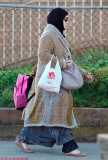 Exclusive... Boston Marathon Bombing Suspect's Widow Katherine Russell Steps Out With Her Daughter 