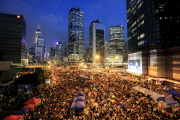 Pro-democracy protests continue in Hong Kong, China - 28 Oct 2014