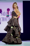 Ingrid Chauvin défile lors du 20ème salon du chocolat 2014 à Par