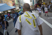 Pro-democracy protests continue in Hong Kong, China - 29 Oct 2014