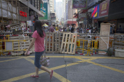 Pro-democracy protests continue in Hong Kong, China - 29 Oct 2014