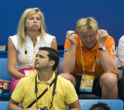 Dutch Royals Yawn at Olympic Games in China