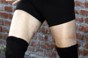*EXCLUSIVE* Lea Thompson pushes on through the pain and bruises