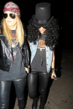 Jessica Alba pays tribute to Guns N' Roses at Kate Hudson's Halloween Bash