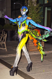 Heidi Klum is a Colorful Butterfly for Halloween