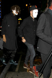 Zac Efron leaves a Halloween Party holding hands with Sami Miro **NO Australia, New Zealand**