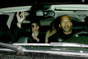 Robin Thicke celebrates Halloween with some pretty ladies at the Los Angeles Theater **NO Australia, New Zealand**